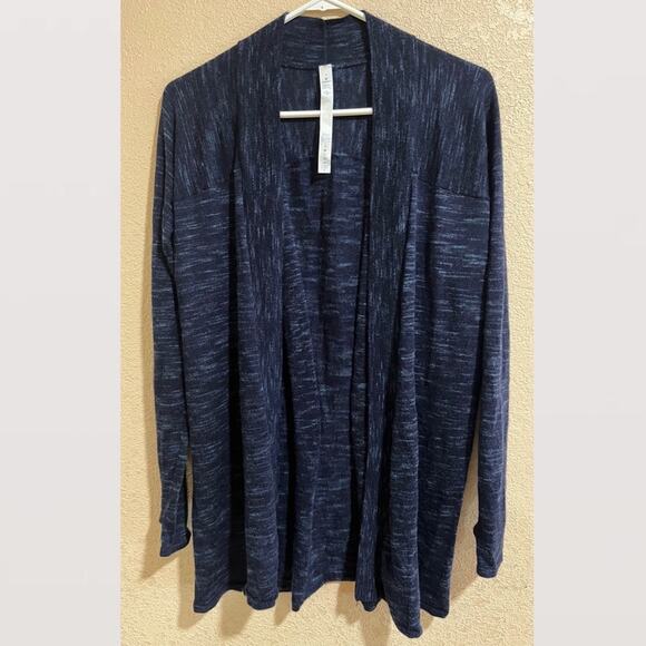 Lululemon blissful zen merino wool sweater in Midnight Navy Magnetic Blue - Picture 1 of 12